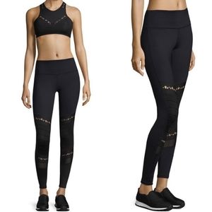 Track & Bliss Stars Moto Legging Black